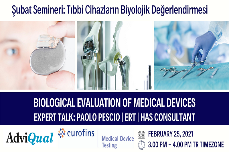 EUROFINS Semineri - Tıbbi Cihazların Biyolojik Değerlendirmesi