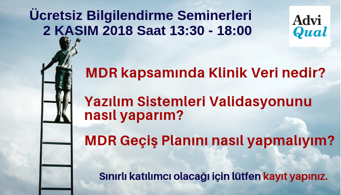 2 Kasım 2018 Semineri için yerinizi ayırttınız mı?