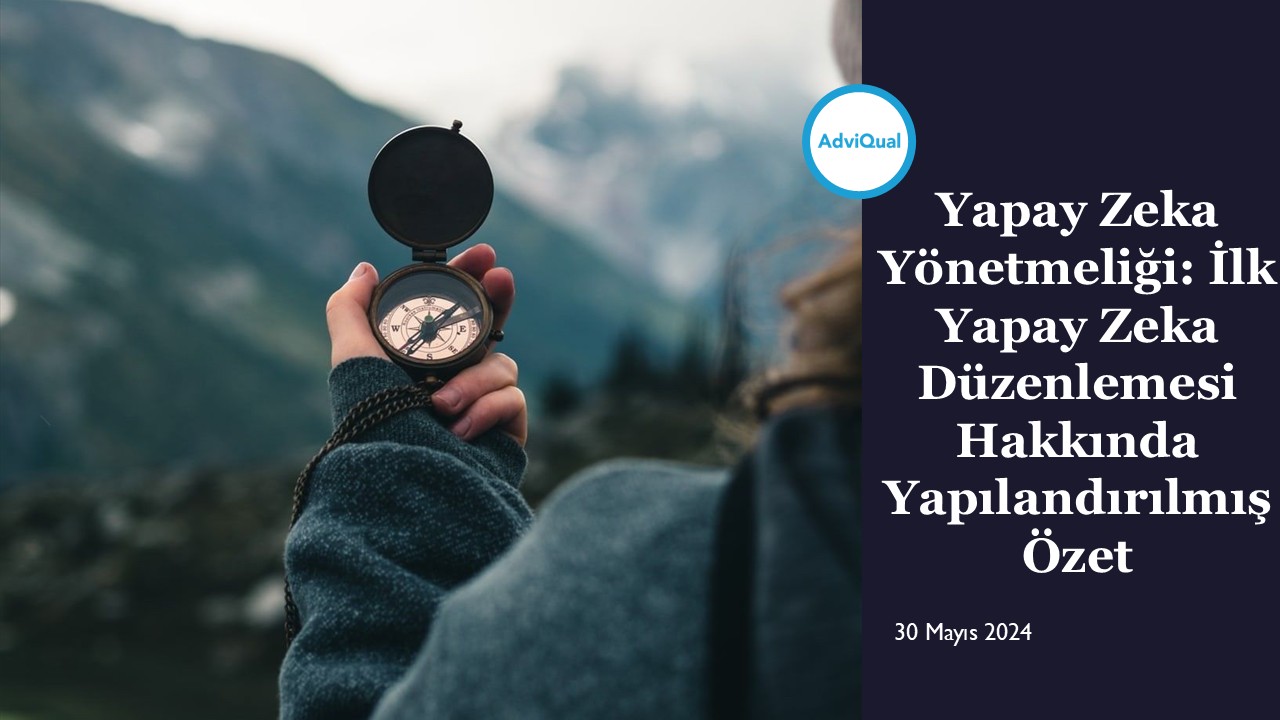 Yapay Zeka Yönetmeliği: İlk Yapay Zeka Düzenlemesi Hakkında Yapılandırılmış Özet