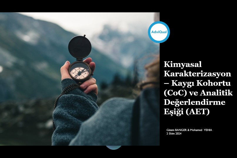 Kimyasal Karakterizasyon – Kaygı Kohortu (CoC) ve Analitik Değerlendirme Eşiği (AET)